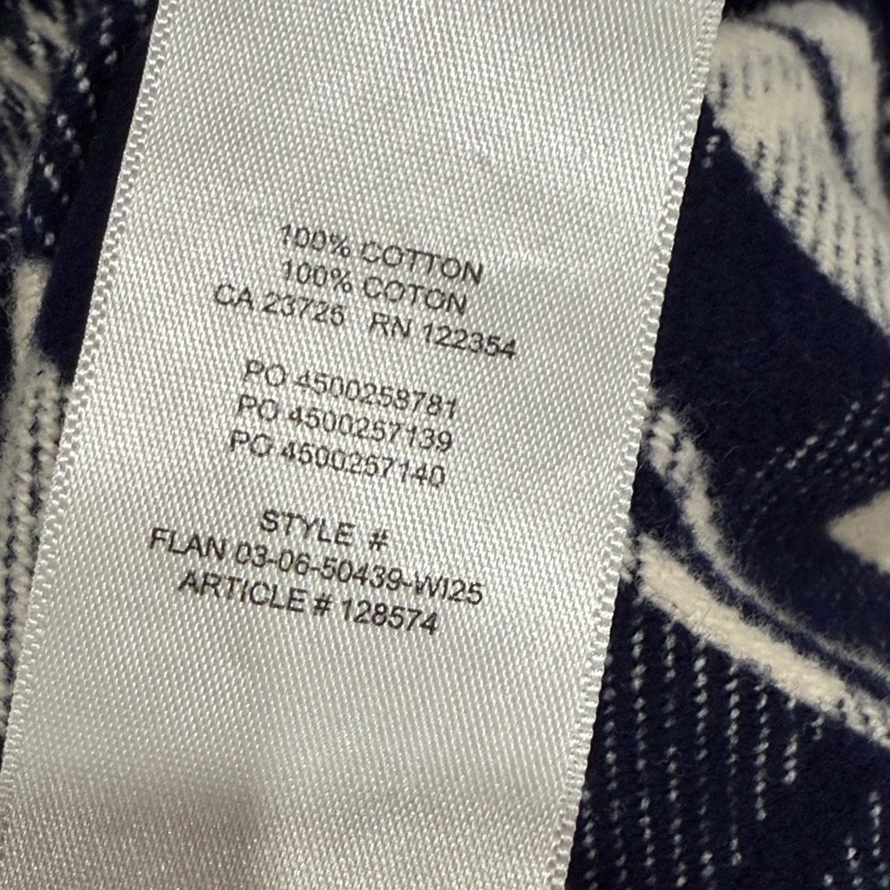 Aritzia Slowdown 100% Cotton Plaid Low Rise Wide Leg Pants - Picture 7 of 8